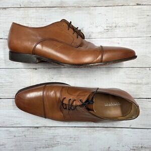 Florsheim Imperial Dress Shoes Mens 12 EEE Tan Cap Toe Leather Oxford 12113